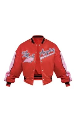Prettylittlething Red LA Graphic Front Contrast Satin Bomber Jacket Red 9 Prettylittlething Red LA Graphic Front Contrast Satin Bomber Jacket Red -Prettylittlething f6ba661b815c4e5cbed6cbfcbd2598468f7343f6 cmz4311 5