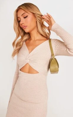 Prettylittlething Oatmeal Long Sleeve Knot Detail Midi Dress Oatmeal 8 Prettylittlething Oatmeal Long Sleeve Knot Detail Midi Dress Oatmeal -Prettylittlething f6dbed550dd537bb9f252be5109ea1a6b113de76 cnh2388 4