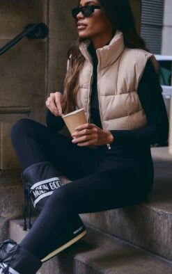 Prettylittlething Stone Side Toggle Detail Cropped Vest Stone -Prettylittlething f7bebf2224ec9e5de2f70623aba9bf0abdca52a0 cna7095 4