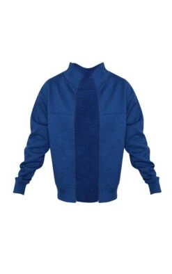 Prettylittlething Navy Seam Detail Zip Track Top Navy -Prettylittlething f8506b71eb985d34d74c7c14155088d223c59d62 cnd1493 5