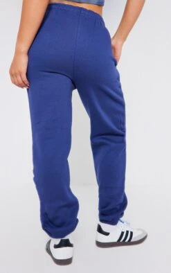 Prettylittlething Navy Blue Cuffed Sweat High Waist Sweatpants Navy -Prettylittlething f93c688ddf322ee0f128fafab01416389da75fb9 cne5396 3