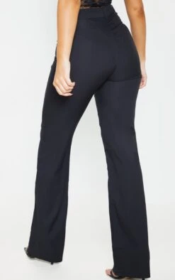 Prettylittlething Black High Waisted Straight Leg Trousers Black -Prettylittlething fc8aeb80b950a11daf8e38b5ff1b38ef8eeb7ee9 clr6156 4
