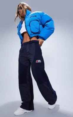 PRETTYLITTLETHING Blue Utility Pocket Detail Cropped Bomber Blue -Prettylittlething fdc4a6f5a280444979e9518d65726279bdf57211 cmz8742 3