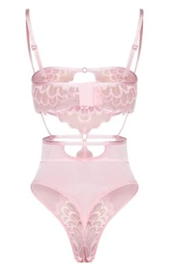 Prettylittlething Baby Pink Underwired Cut Out Lace Body Baby Pink -Prettylittlething ff3a6d566efa72ff62cae9d43a3abc873f5d40e9 CMK5534 6